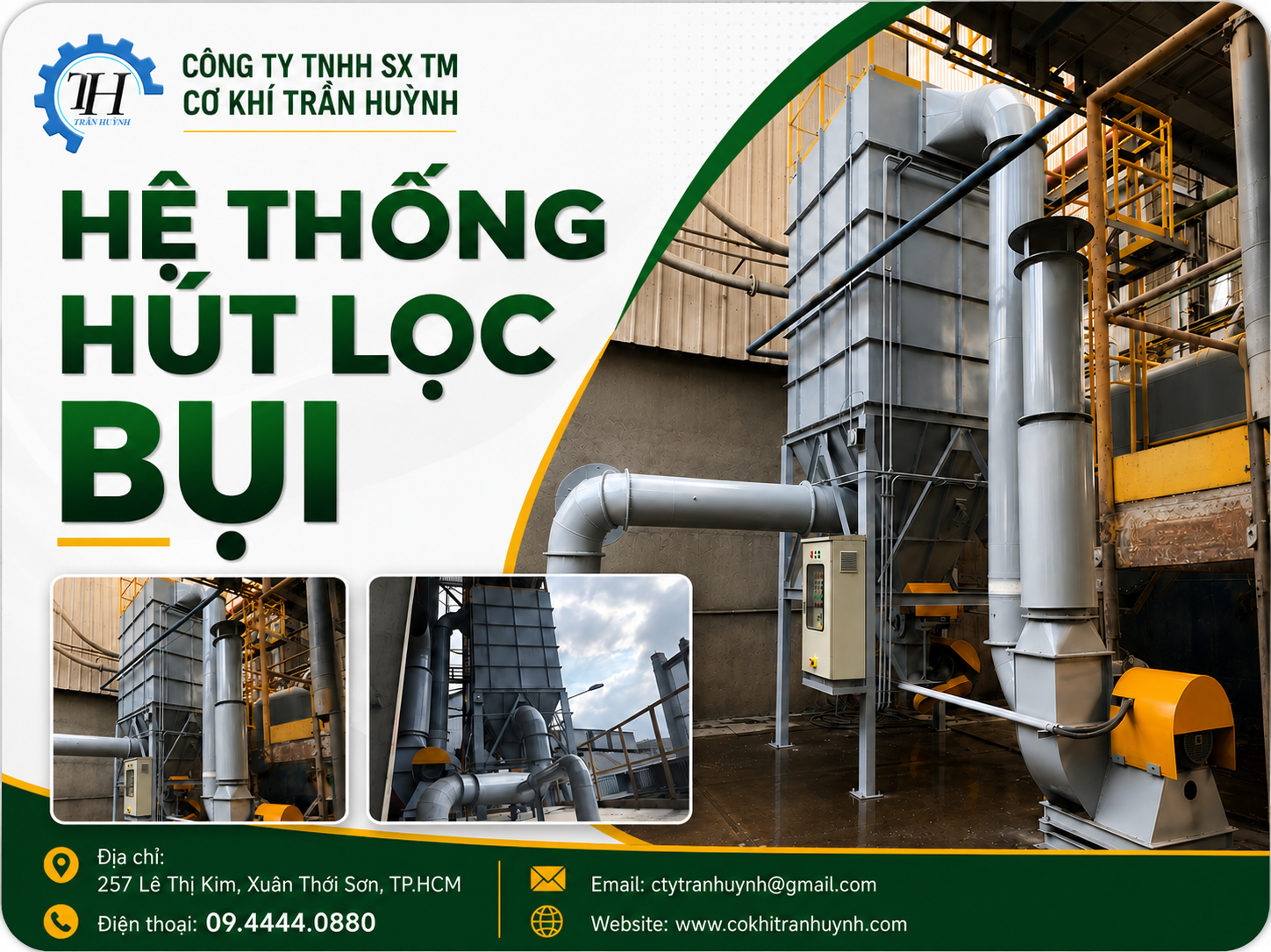 Hệ thống lọc bui chuẩn kích thước